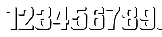 WhatA Relief Regular Font, Number Fonts