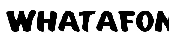 шрифт Whatafont expanded, бесплатный шрифт Whatafont expanded, предварительный просмотр шрифта Whatafont expanded