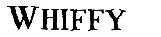 шрифт Whiffy, бесплатный шрифт Whiffy, предварительный просмотр шрифта Whiffy