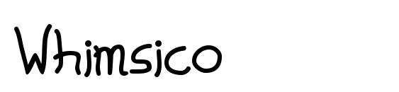 шрифт Whimsico, бесплатный шрифт Whimsico, предварительный просмотр шрифта Whimsico