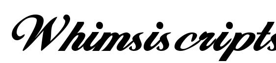 шрифт Whimsiscriptssk bold, бесплатный шрифт Whimsiscriptssk bold, предварительный просмотр шрифта Whimsiscriptssk bold