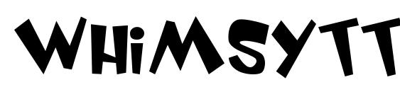 шрифт Whimsytt, бесплатный шрифт Whimsytt, предварительный просмотр шрифта Whimsytt