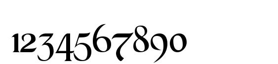 White regular ttnorm Font, Number Fonts