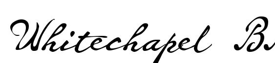 Whitechapel BB Font, Elegant Fonts