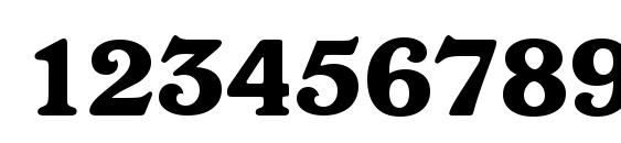 Whitehall Bold Font, Number Fonts