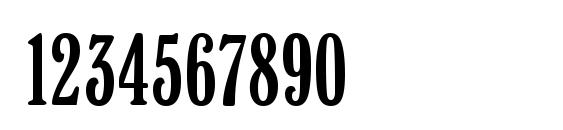 Whitehall Elongated Regular Font, Number Fonts