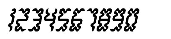 Whitelak Font, Number Fonts