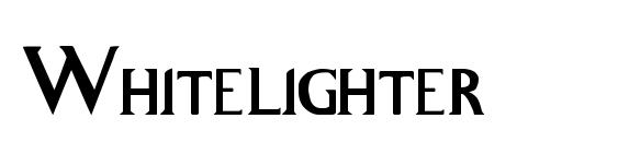 шрифт Whitelighter, бесплатный шрифт Whitelighter, предварительный просмотр шрифта Whitelighter