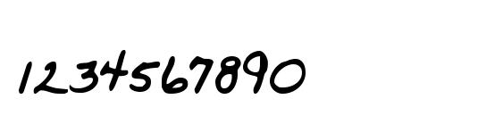 Whitemouse Font, Number Fonts