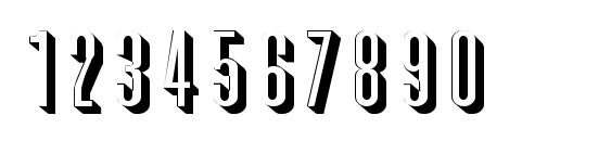 Whiteshade Regular Font, Number Fonts