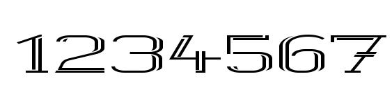 Whitlroll Font, Number Fonts