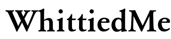 WhittiedMedium Font, Free Fonts