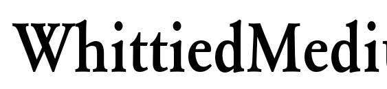 шрифт WhittiedMediumC, бесплатный шрифт WhittiedMediumC, предварительный просмотр шрифта WhittiedMediumC