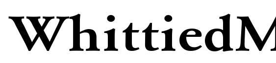 шрифт WhittiedMediumE, бесплатный шрифт WhittiedMediumE, предварительный просмотр шрифта WhittiedMediumE