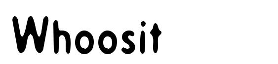шрифт Whoosit, бесплатный шрифт Whoosit, предварительный просмотр шрифта Whoosit