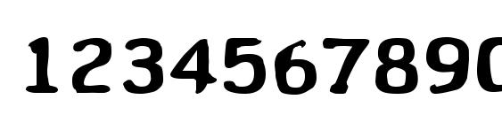 Wibble Font, Number Fonts