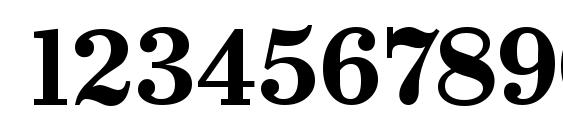 Wichita Serial Bold DB Font, Number Fonts