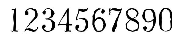 WichitaAntique Light Regular Font, Number Fonts