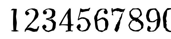 WichitaAntique Regular Font, Number Fonts