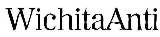 шрифт WichitaAntique Regular, бесплатный шрифт WichitaAntique Regular, предварительный просмотр шрифта WichitaAntique Regular