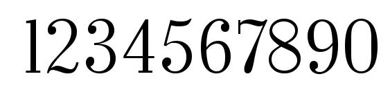 WichitaSerial Light Regular Font, Number Fonts