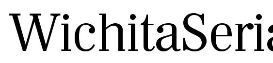 шрифт WichitaSerial Regular, бесплатный шрифт WichitaSerial Regular, предварительный просмотр шрифта WichitaSerial Regular