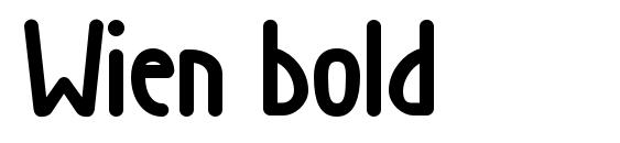 Wien bold font, free Wien bold font, preview Wien bold font