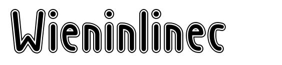 Wieninlinec font, free Wieninlinec font, preview Wieninlinec font