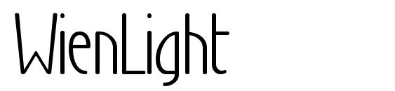 Шрифт WienLight