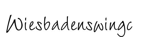 шрифт Wiesbadenswingc, бесплатный шрифт Wiesbadenswingc, предварительный просмотр шрифта Wiesbadenswingc