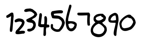 Wiffles Font, Number Fonts