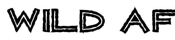 шрифт WILD AFRICA, бесплатный шрифт WILD AFRICA, предварительный просмотр шрифта WILD AFRICA