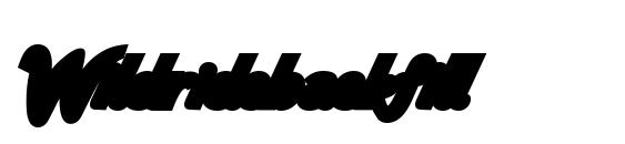 шрифт Wildridebackfill, бесплатный шрифт Wildridebackfill, предварительный просмотр шрифта Wildridebackfill