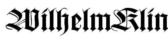 шрифт WilhelmKlingsporGotisch Wd, бесплатный шрифт WilhelmKlingsporGotisch Wd, предварительный просмотр шрифта WilhelmKlingsporGotisch Wd