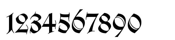 WilhelmKlingsporGotisch Font, Number Fonts