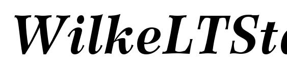 WilkeLTStd BoldItalic font, free WilkeLTStd BoldItalic font, preview WilkeLTStd BoldItalic font