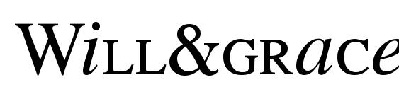 Will&grace font, free Will&grace font, preview Will&grace font