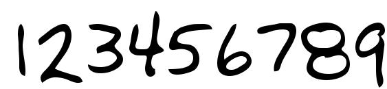 Willow Regular Font, Number Fonts