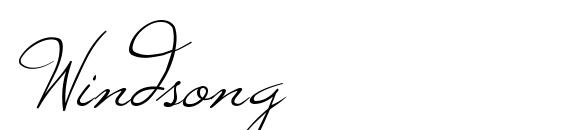 Windsong Font, Handwriting Fonts