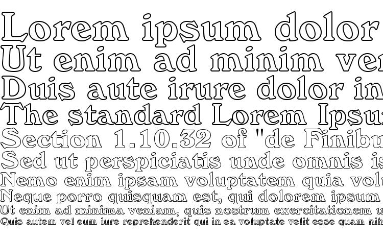 specimens Windsor Outline BT font, sample Windsor Outline BT font, an example of writing Windsor Outline BT font, review Windsor Outline BT font, preview Windsor Outline BT font, Windsor Outline BT font