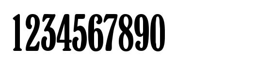 WindsorCond Bold DB Font, Number Fonts