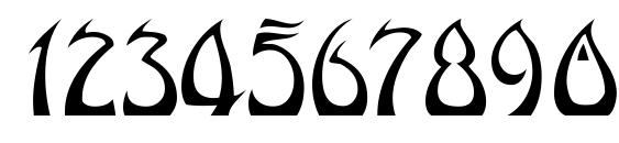 Windswep Font, Number Fonts