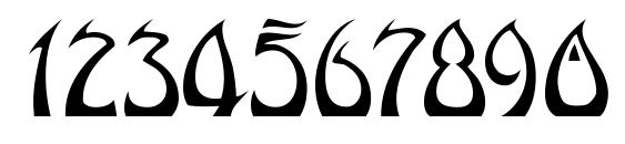 Windswept MF Font, Number Fonts