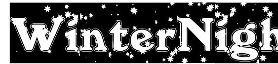 WinterNight DB Font, TTF Fonts