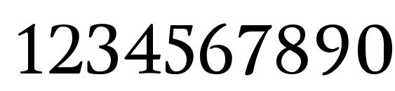 WinthorpeRg Regular Font, Number Fonts