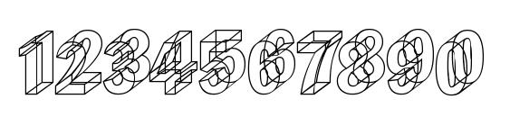 Wirefram Font, Number Fonts