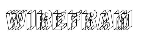 шрифт Wirefram, бесплатный шрифт Wirefram, предварительный просмотр шрифта Wirefram