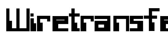 Wiretransferssk bold font, free Wiretransferssk bold font, preview Wiretransferssk bold font