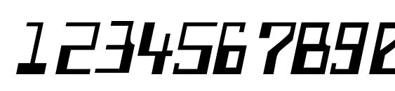 Wiretransferssk italic Font, Number Fonts