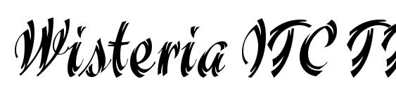 Wisteria ITC TT Font, Elegant Fonts